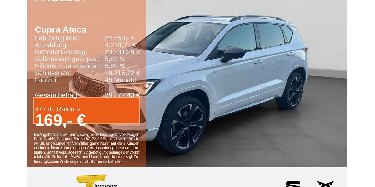 Cupra Ateca 37.689 km 24.270 &euro; Plettenberg 58840