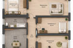 Etagenwohnung Aschersleben - 3 Zimmer, 70 m&sup2;, 496&euro; | Angebot:26819885