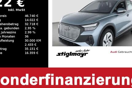 Audi Q4 e-tron 3.634 km 46.740 &euro; Pfaffenhofen 85276