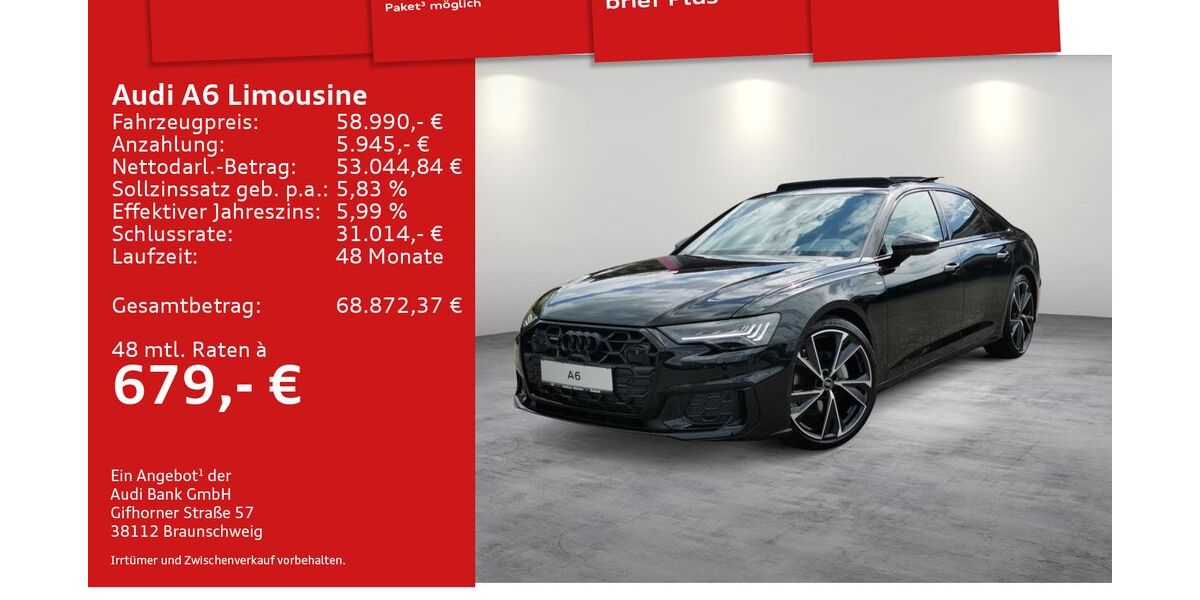 Audi A6 12.000 km 58.490 € Mosbach 74821