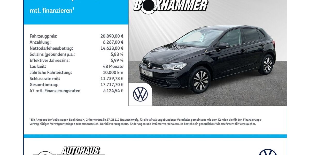 VW Polo 49.136 km 20.890 &euro; Bad Aibling 83043