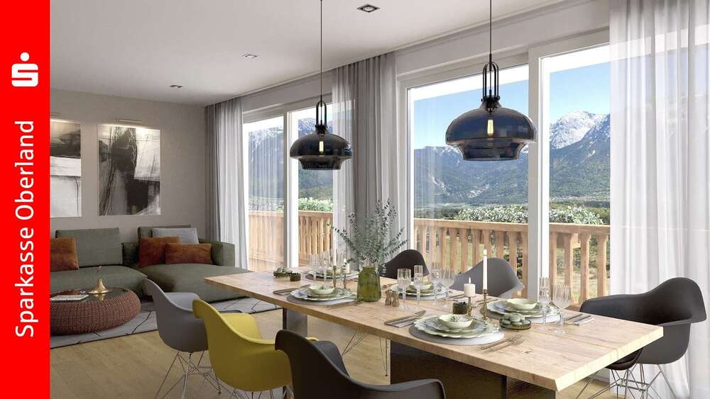 Etagenwohnung Mittenwald - 3 Zimmer, 88 m&sup2;, 988.350&euro; | Angebot:25204107