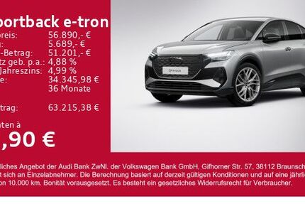 Audi Q4 e-tron 4.990 km 54.910 &euro; Gersthofen 86368