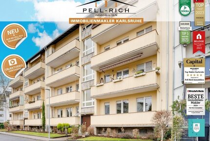 SONNENPLATZ: Vollmöbilierte 3-Zimmerwohnung mit zwei Balkonen und schönem Ausblick