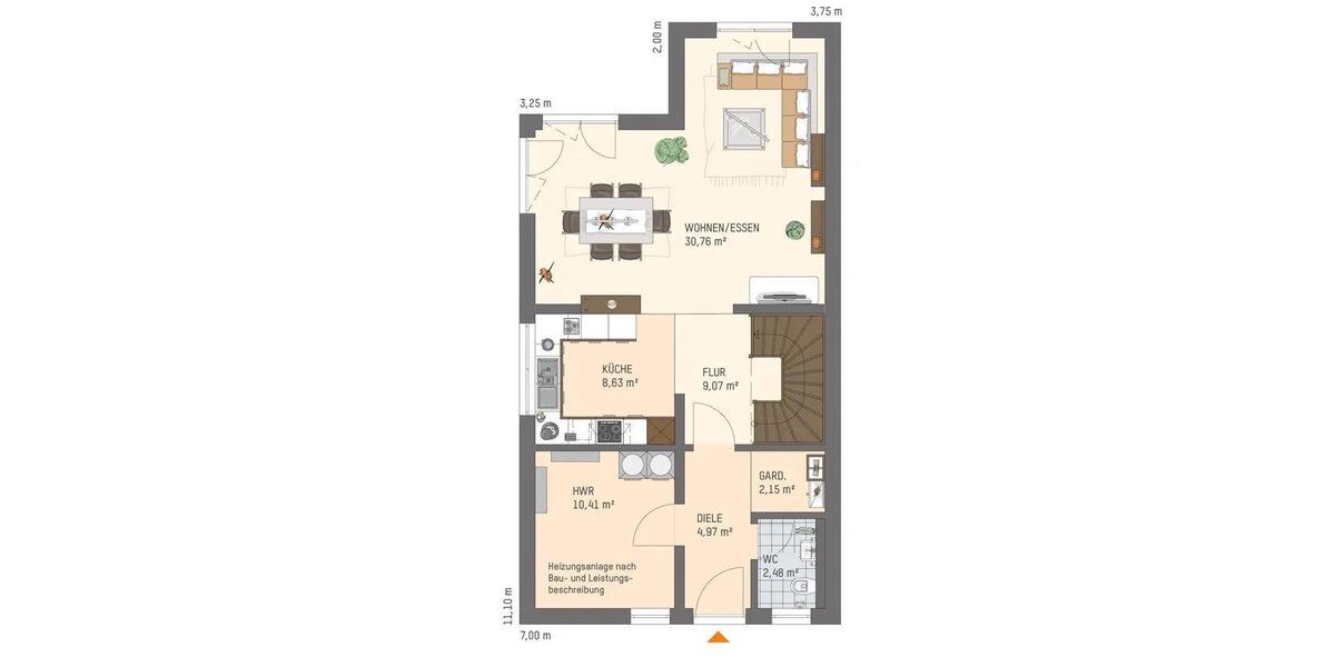 Doppelhaushälfte Hilzingen - 5 Zimmer, 128 m&sup2;, 561.281&euro; | Angebot:26227029