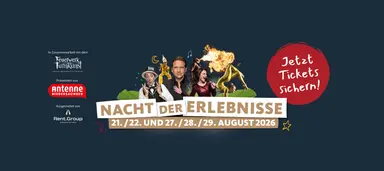 Die Nacht der Erlebnisse 2026 21.08.2026 Erlebnis-Zoo Hannover