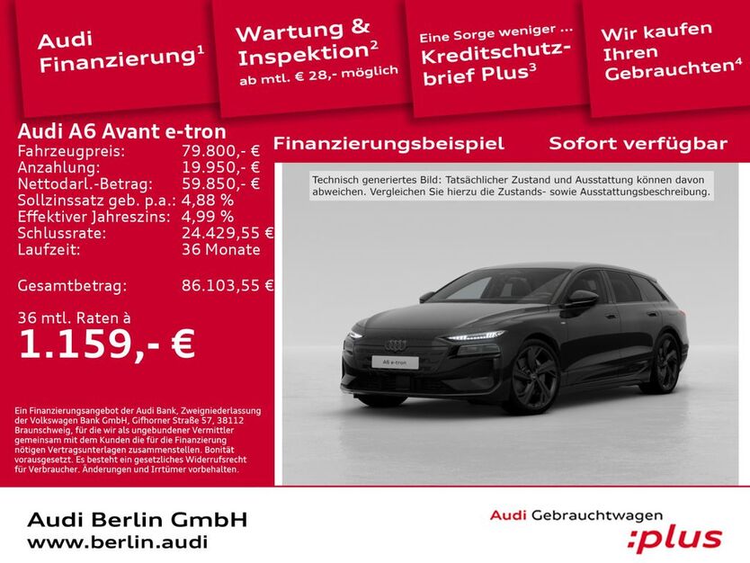 Audi A6 e-tron 9.500 km 78.900 € Berlin 12489