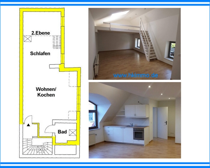 Reizvolle Wohnung mit Loftcharakter ! - auch für Studenten - - Etagenwohnung Köthen | Angebot:26382699