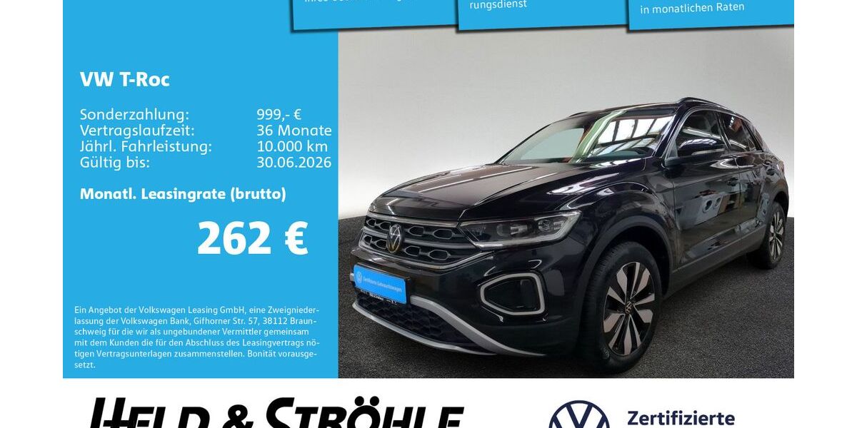 VW T-Roc 18.730 km 26.990 &euro; Neu-Ulm 89231