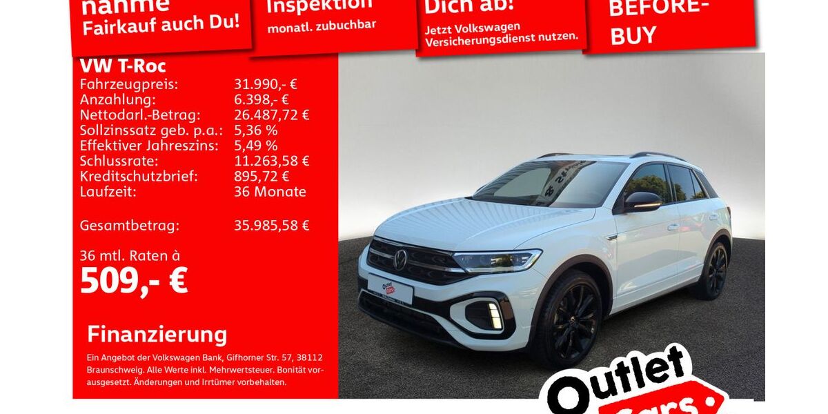 VW T-Roc 39.268 km 31.990 &euro; Senden 89250