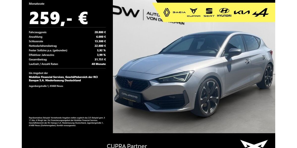 Cupra Leon 23.300 km 28.880 &euro; Mosbach 74821