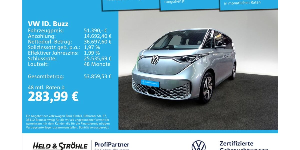 VW ID. Buzz 8.344 km 50.320 &euro; Ulm 89079
