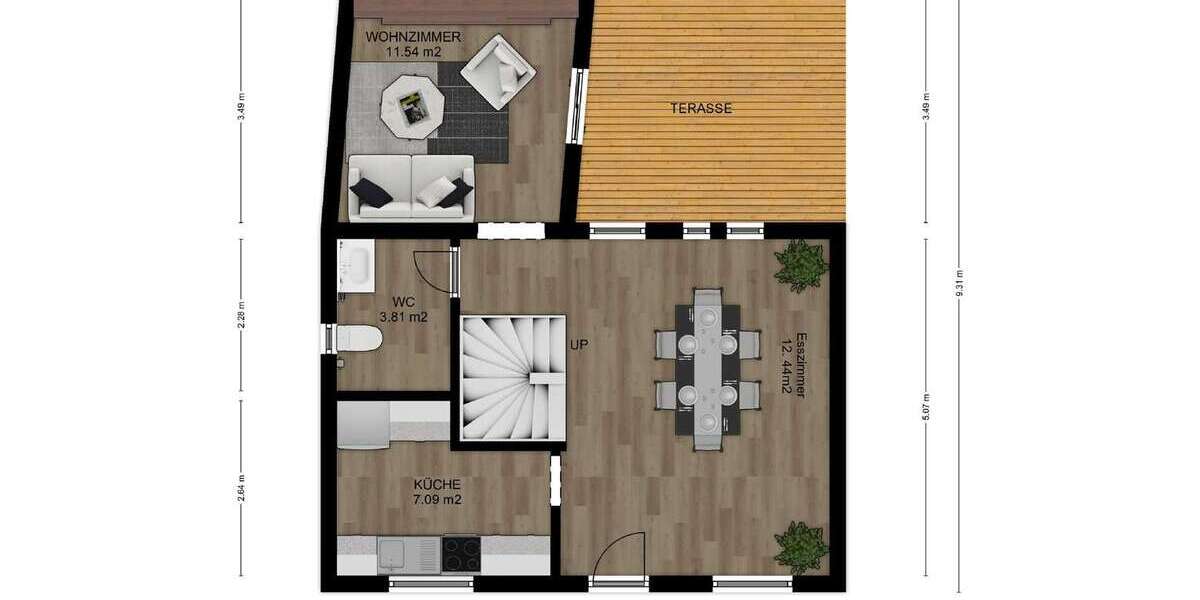 Haus zum Mieten in Minden 1.200 € 100 m² 3.5 zimmer