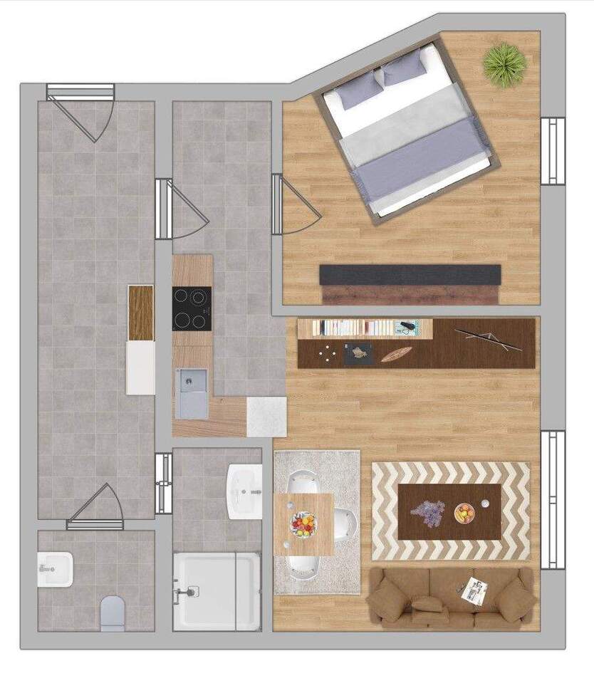 Geräumige 2-Zimmer-Wohnung mit EBK in S-Bahn-Nähe Heimstetten 2 zimmer
