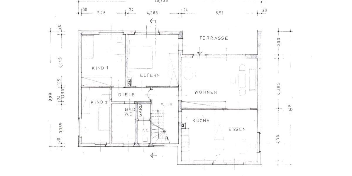 Einfamilienhaus Meinerzhagen - 5 Zimmer, 165 m&sup2;, 1.200&euro; | Angebot:25307309