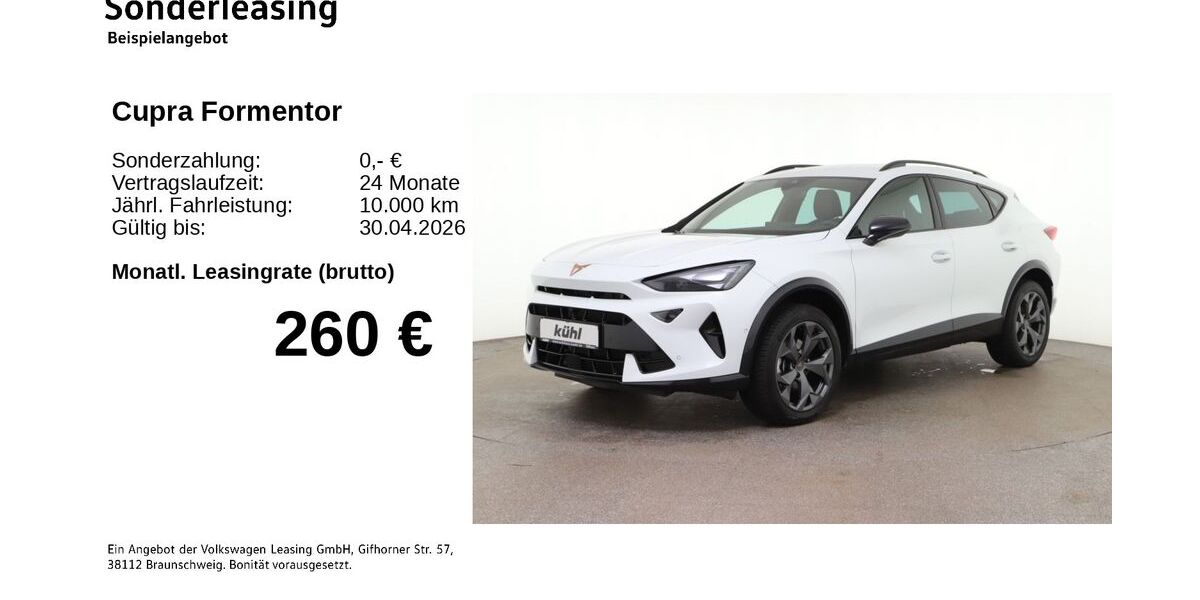 Cupra Formentor 19.560 km 32.690 &euro; Gifhorn 38518