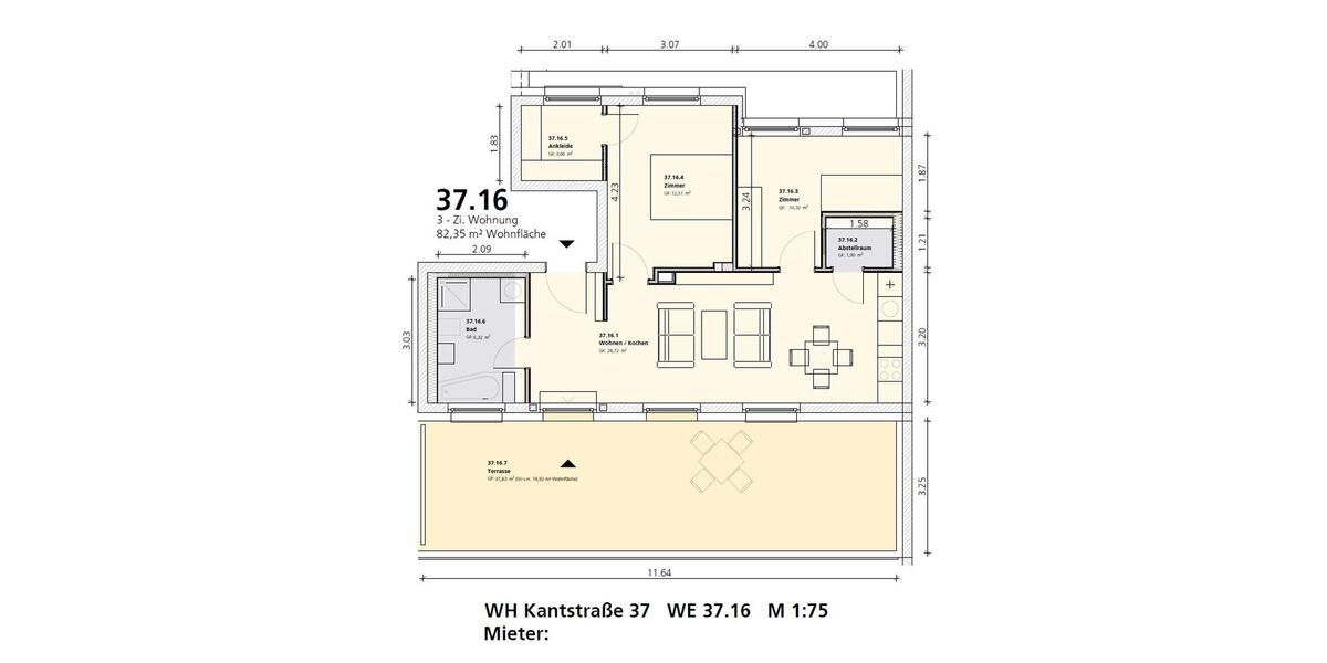 Einfamilienhaus Eberswalde - 3 Zimmer, 85 m&sup2;, 1.395&euro; | Angebot:26400383