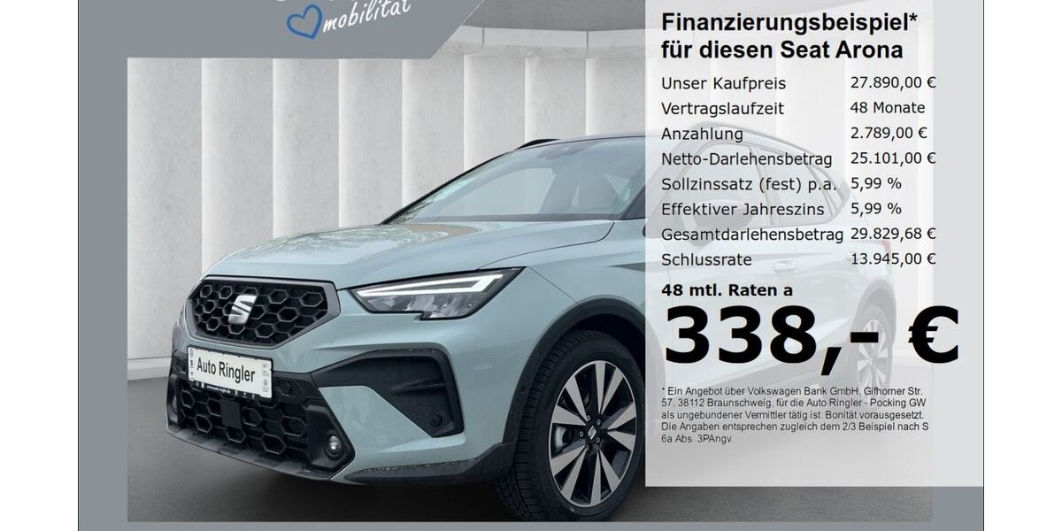 Seat Arona 4.500 km 27.890 &euro; Pocking 94060