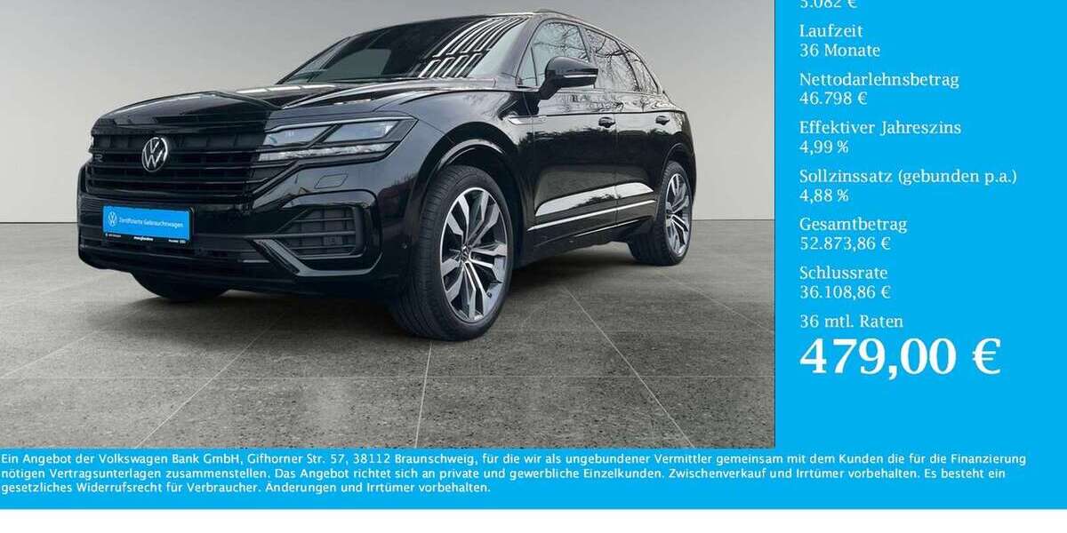 VW Touareg 70.675 km 51.880 &euro; Pronsfeld 54597