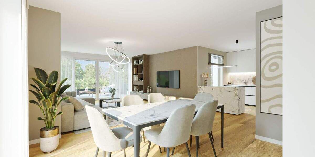 Terrassenwohnung Lübeck St. Lorenz Süd - 2 Zimmer, 69 m&sup2;, 399.590&euro; | Angebot:25880122
