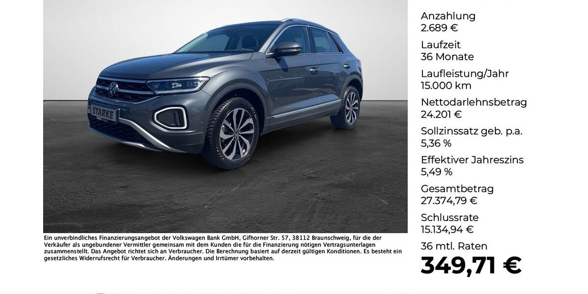 VW T-Roc 26.880 km 26.690 &euro; Versmold 33775