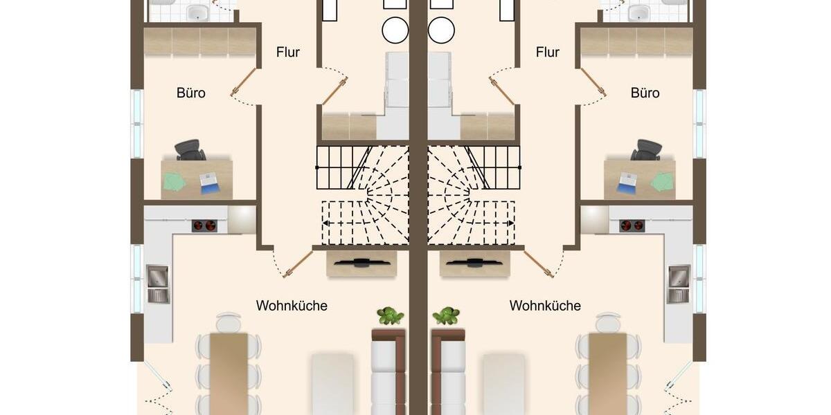 Hochwertige Doppelhaushälfte mit Einbauküche in Steinfeld 5 zimmer