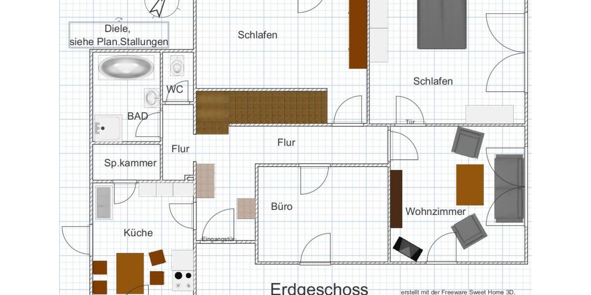 Bauernhaus, Landhaus Esens - 7 Zimmer, 170 m&sup2;, 289.000&euro; | Angebot:22755746