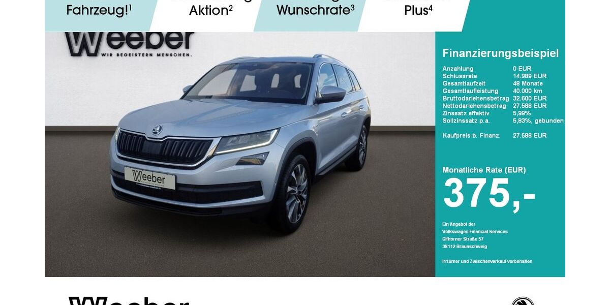 Skoda Kodiaq 99.980 km 26.390 &euro; Calw 75365