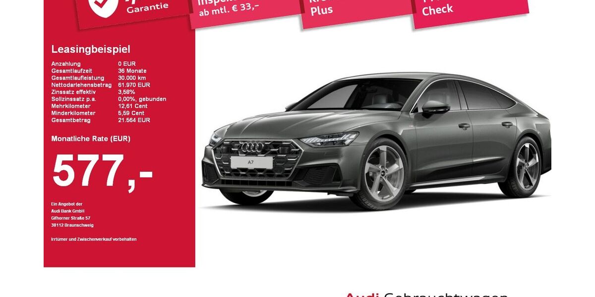 Audi A7 14.967 km 61.440 &euro; Plattling 94447