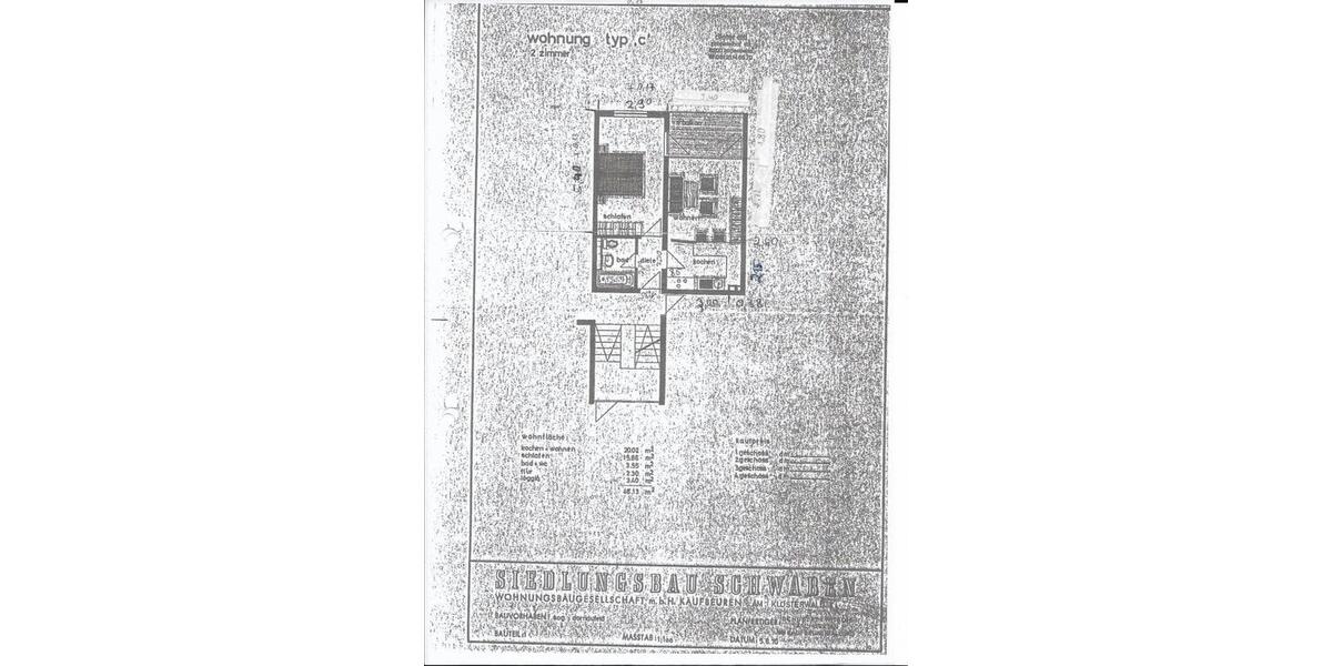 Etagenwohnung Schongau - 2 Zimmer, 48 m&sup2;, 169.900&euro; | Angebot:26098795