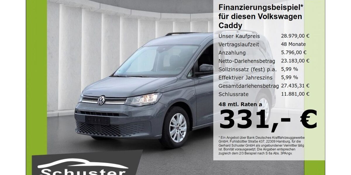 VW Caddy 31.106 km 28.979 &euro; Ruhstorf 94099