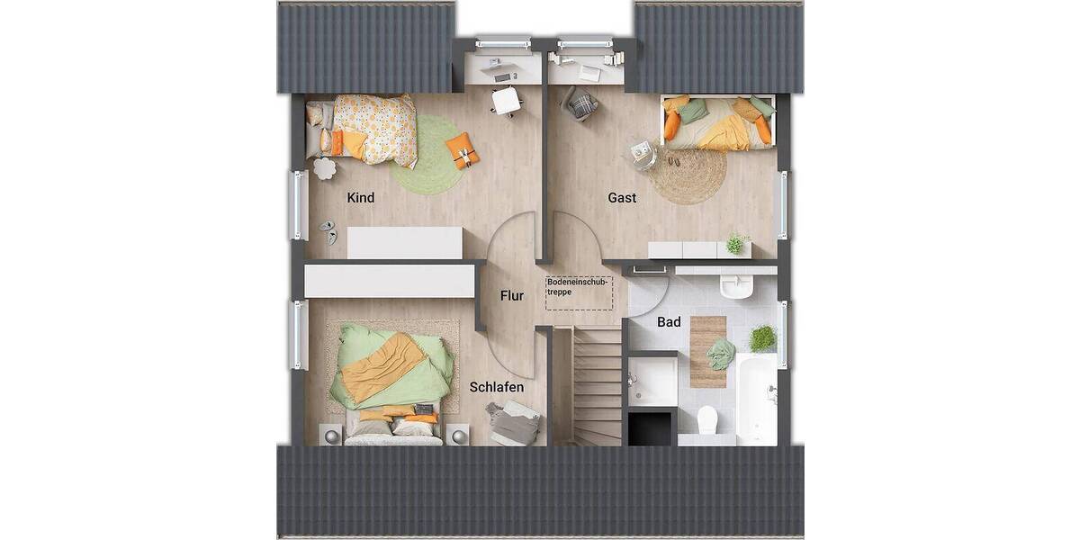 Einfamilienhaus Marlishausen Marlishausen - 4 Zimmer, 121 m&sup2;, 355.780&euro; | Angebot:25959201