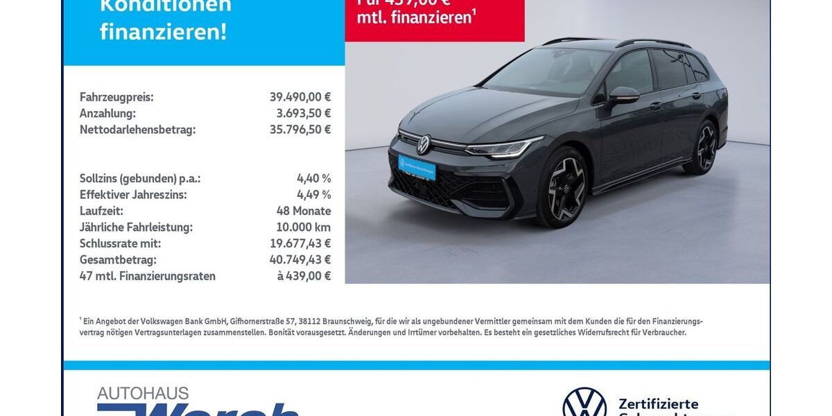 VW Golf 7.794 km 38.689 &euro; Südharz 06536