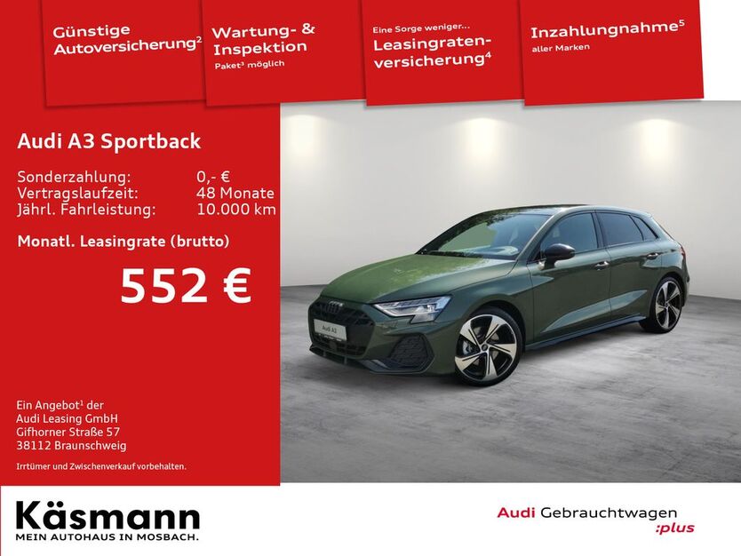 Audi A3 7.000 km 41.550 € Mosbach 74821