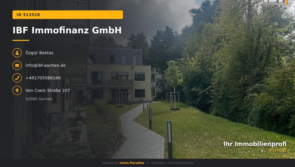 Erdgeschoßwohnung Düren Mariaweiler-Hoven - 2 Zimmer, 55 m&sup2;, 813&euro; | Angebot:25965085