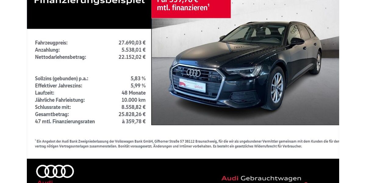 Audi A6 108.772 km 27.690 &euro; Rostock 18059