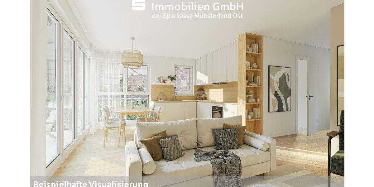 Etagenwohnung Ahlen Vorhelm - 3 Zimmer, 94 m&sup2;, 393.700&euro; | Angebot:25802455