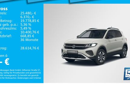 VW T-Cross 7.405 km 25.480 &euro; München 80935
