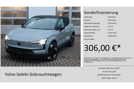 Volvo EX30 12.820 km 32.990 &euro; Salzatal OT Bennstedt 06198