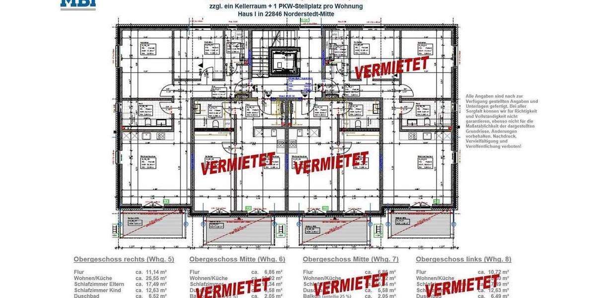 Terrassenwohnung Norderstedt Harksheide - 2 Zimmer, 49 m&sup2;, 1.080&euro; | Angebot:24793329