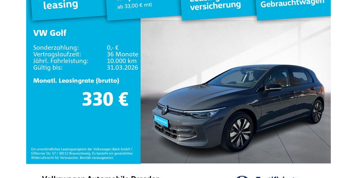 VW Golf 13.486 km 28.990 &euro; Dresden 01067