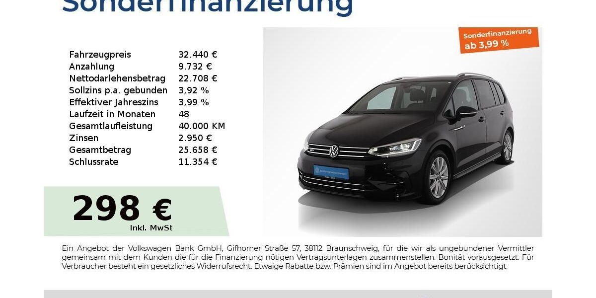 VW Touran 25.950 km 31.940 &euro; Nürnberg 90441