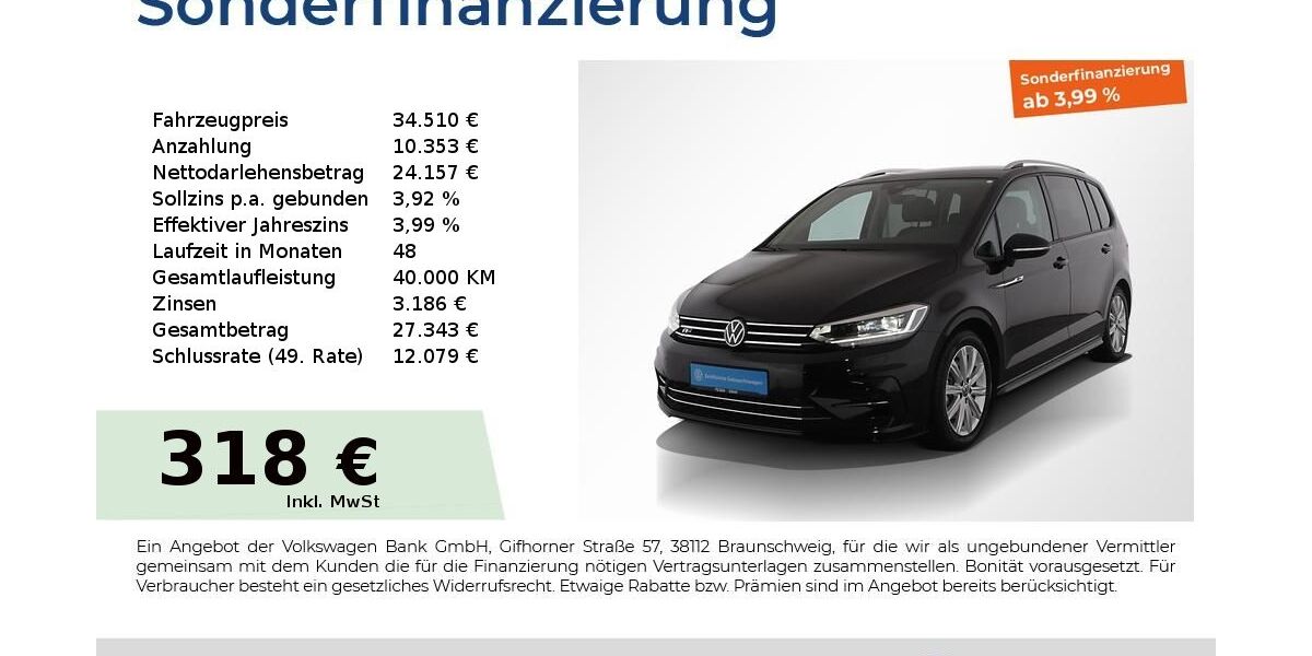 VW Touran 25.950 km 32.840 &euro; Nürnberg 90441
