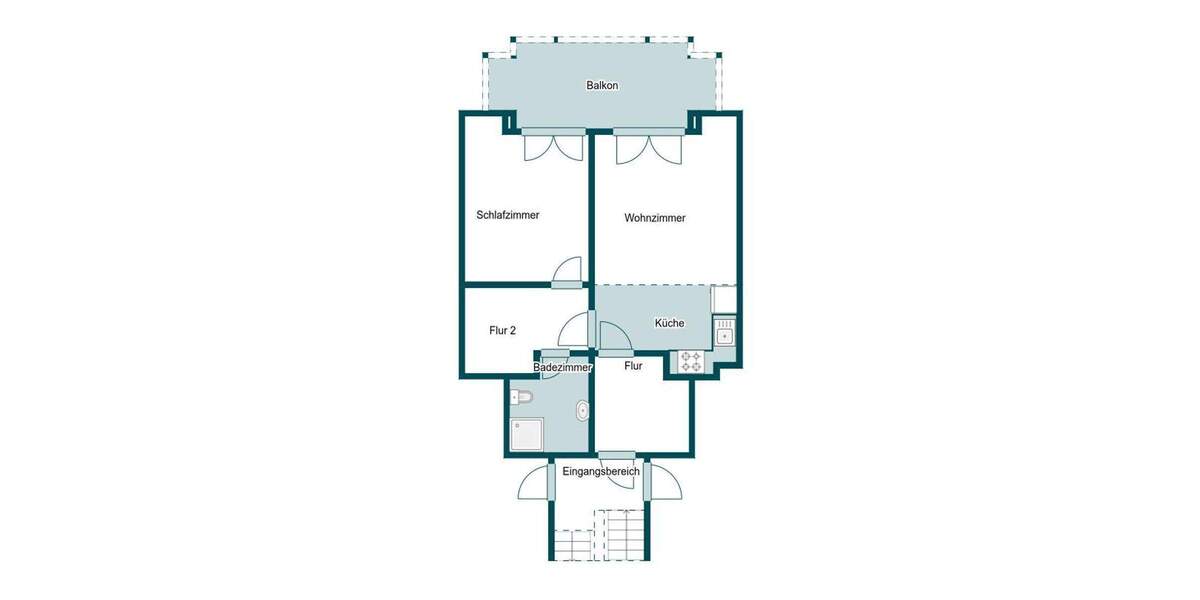 Etagenwohnung Sellin - 2 Zimmer, 55 m&sup2;, 249.000&euro; | Angebot:25340448