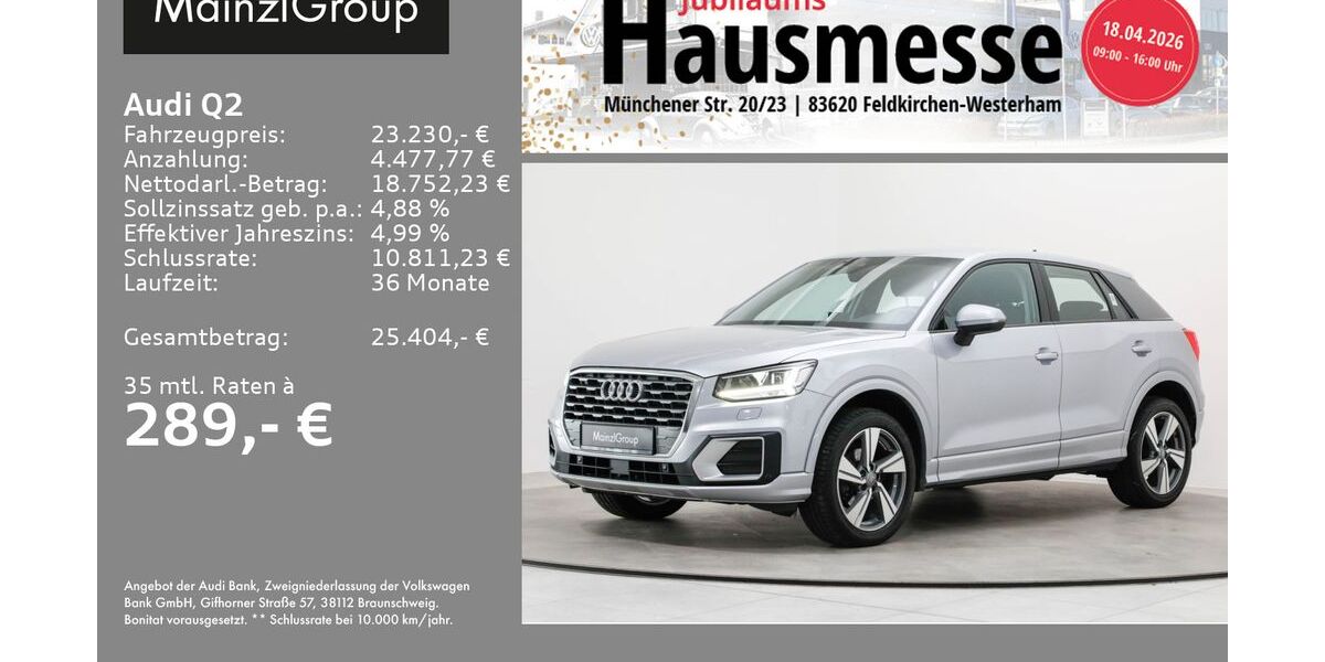 Audi Q2 51.636 km 23.230 &euro; Feldkirchen/Westerham 83620