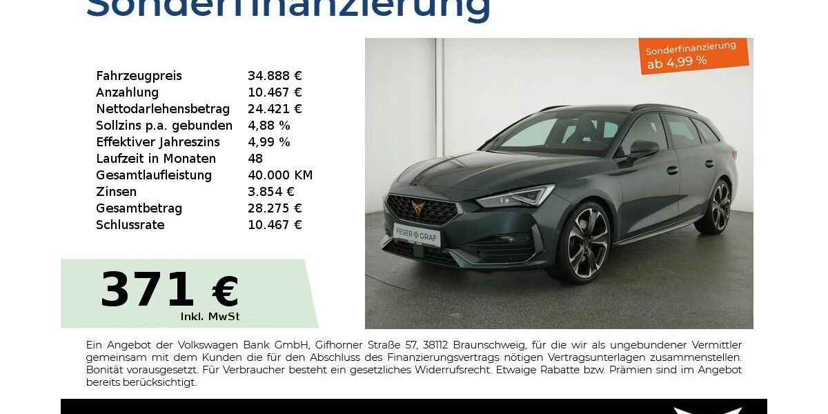 Cupra Leon 51.850 km 34.888 &euro; Nürnberg 90441