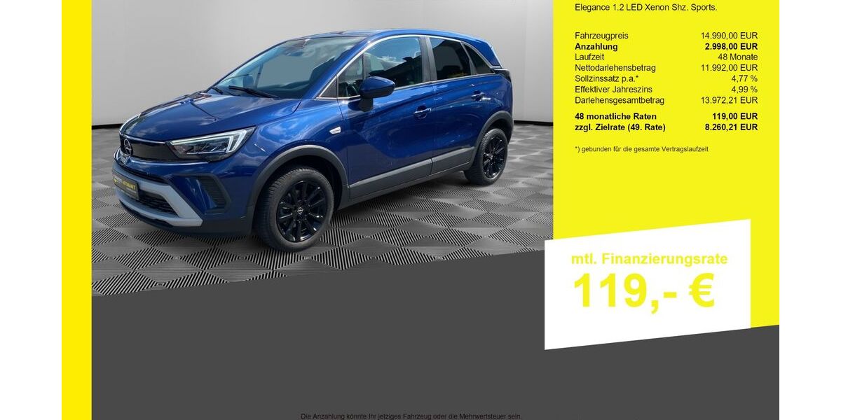 Opel Crossland (X) 49.495 km 14.990 &euro; Berlin-Französisch Buchholz 13127