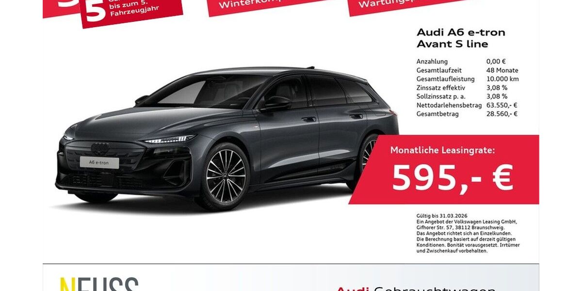 Audi A6 e-tron 22.636 km 63.550 &euro; Pfarrkirchen 84347