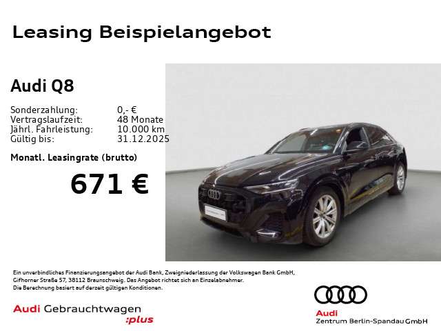 Audi Q8 24.722 km 71.888 &euro; Berlin 13581