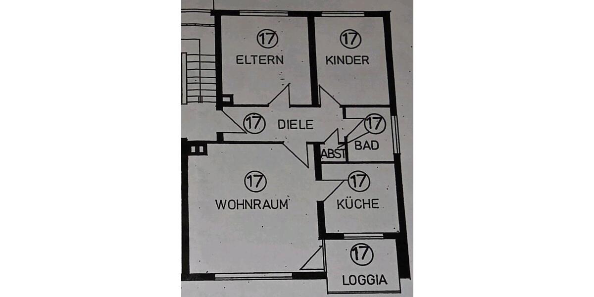 Etagenwohnung Dortmund Huckarde - 3 Zimmer, 68 m&sup2;, 189.000&euro; | Angebot:26701907